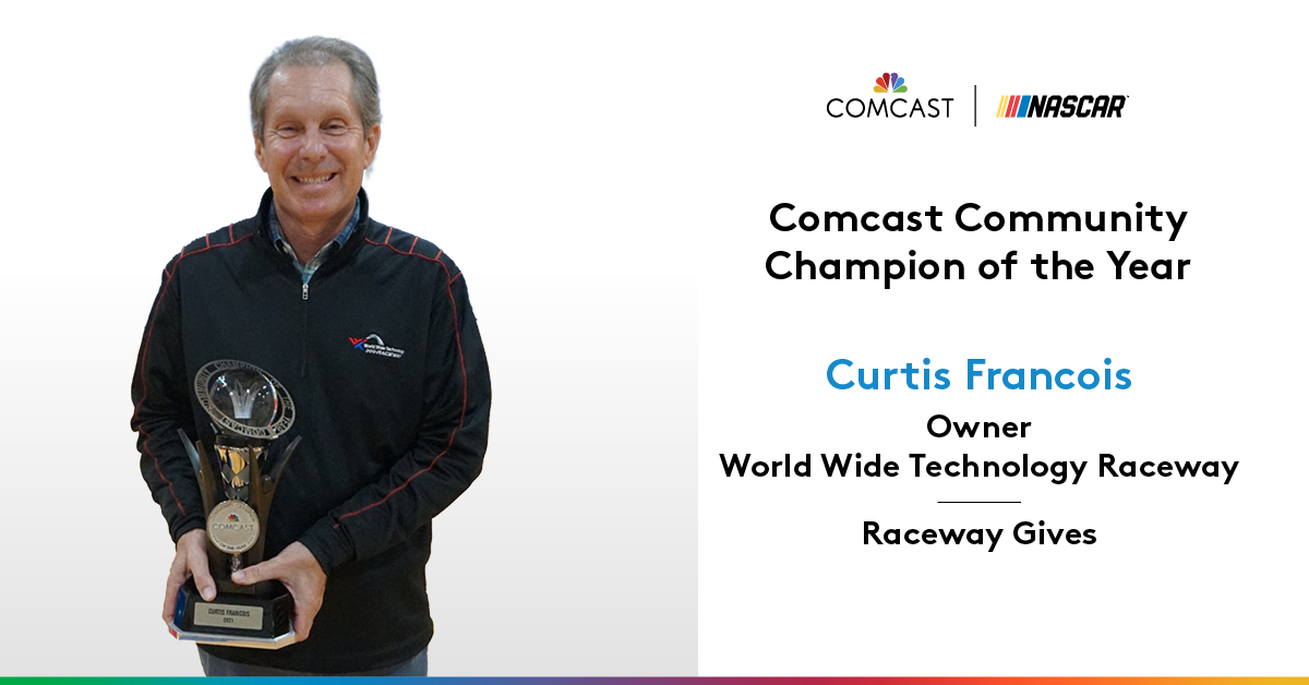 Comcast Community Champion of the Year Curtis Francois